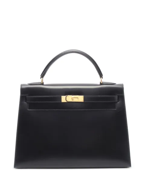 Hermès Pre-Owned 1993 32 Kelly handbag Black 1078399WINCIRCLE
