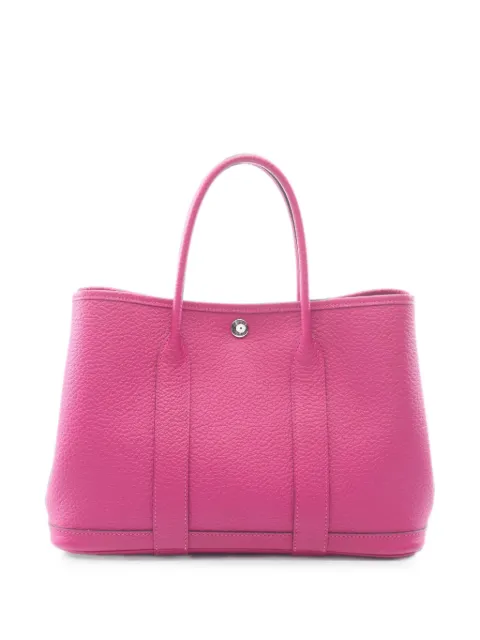 Hermès Pre-Owned 2018 Garden Party TPM tote bag Pink 1077252C