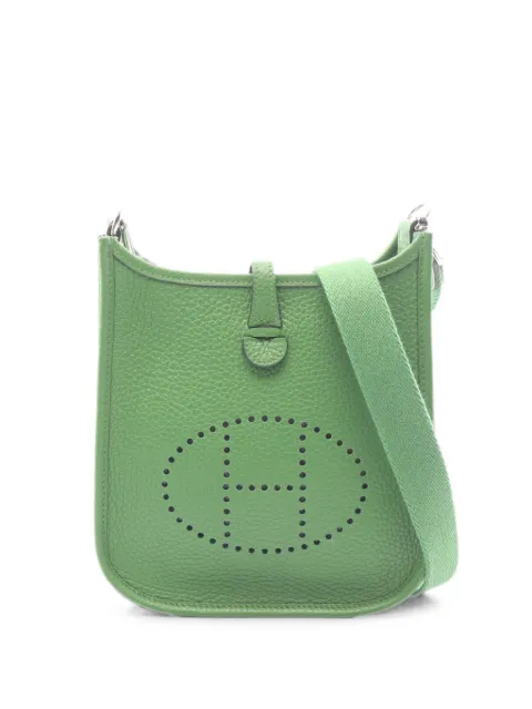 Hermès Pre-Owned 2024 TPM Evelyne Amazon shoulder bag Green 1077254W