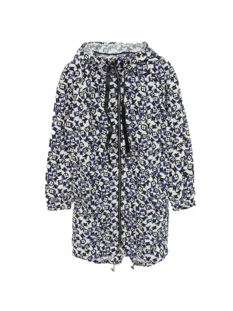 Louis Vuitton Pre-Owned Monogram hooded jacket White 1075344