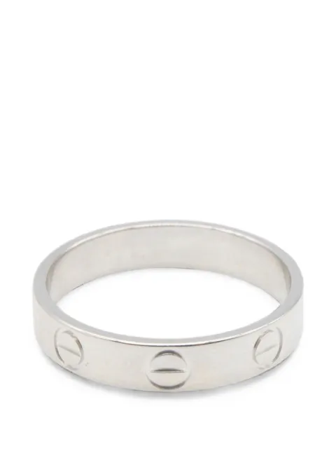 Cartier 10s mini Love ring Silver 1077497TU7986