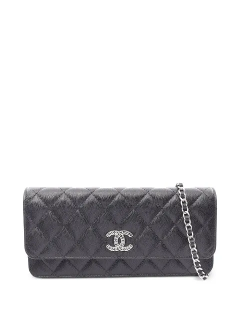 CHANEL Pre-Owned 2021 matelassé chain shoulder bag Black 1080040XX1NX24L