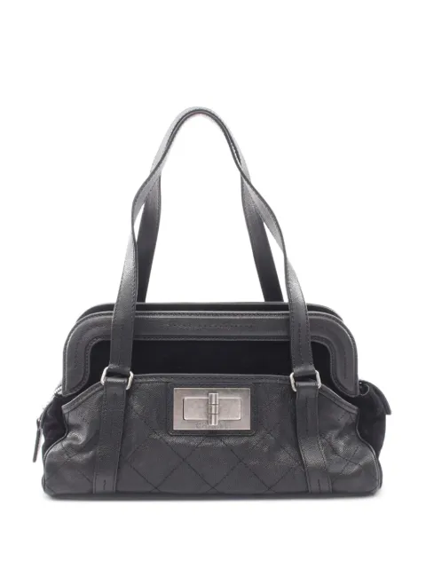 CHANEL Pre-Owned 2006-2008 Reissue 2.55 shoulder bag Black 107925011601521