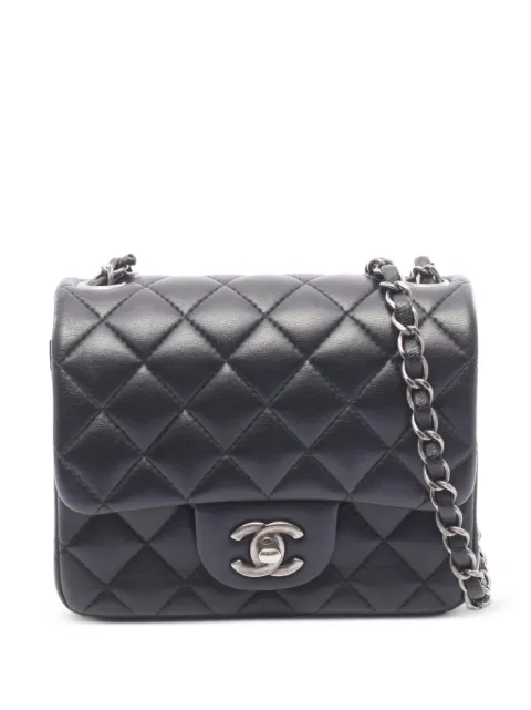 CHANEL Pre-Owned 2014-2015 matelassé chain shoulder bag Black 107707020005993
