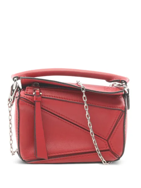 Loewe Pre-Owned 2000s Puzzle Nano tote bag Red 1079265