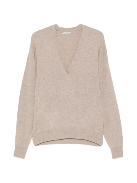SOURCE UNKNOWN Byrone half-twist sweater Neutrals SUWF62KN02BE