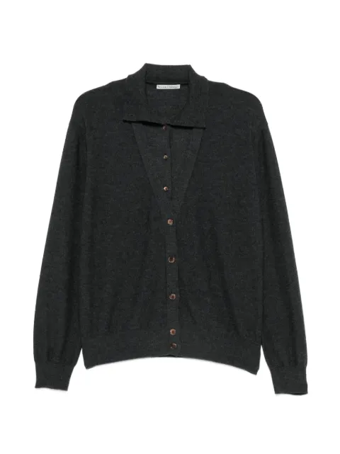 SOURCE UNKNOWN Fabbie layered cardigan Grey SUWF62CD01SCH