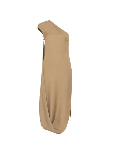 SOURCE UNKNOWN Hasta asymmetric maxi dress Brown SUWF62DR02BE