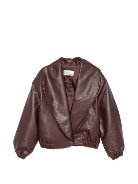 SOURCE UNKNOWN Eleni bomber jacket Red SUWF62JK13SBG