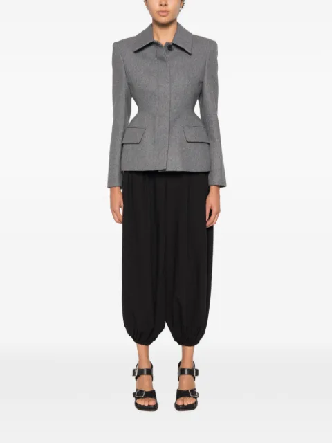 SOURCE UNKNOWN Terzo hourglass blazer Grey SUWF62JK06CH