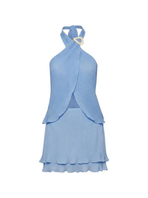 Baobab Lira pleated halterneck top Blue 6660466