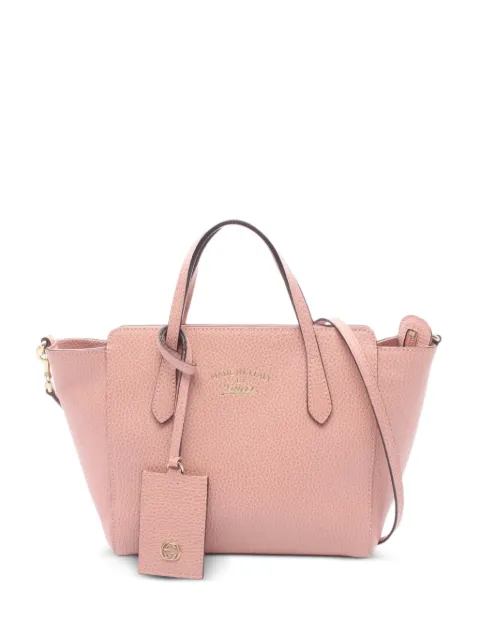 Gucci Pre-Owned Swing mini leather handbag Pink 1080299