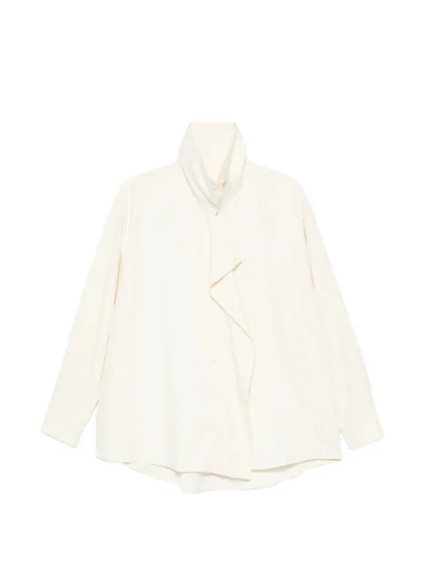 SOURCE UNKNOWN Dhani ruffled shirt Neutrals SUWF62SH02IV