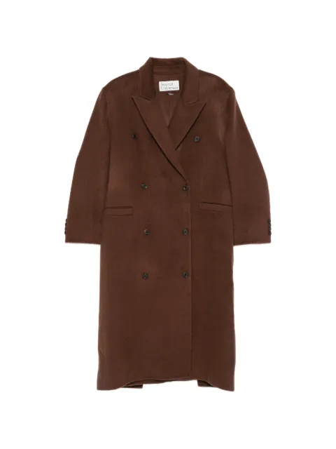 SOURCE UNKNOWN Hutton double-breasted coat Brown SUWF62CT02BR