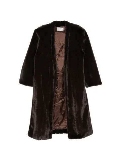 SOURCE UNKNOWN Dhanila faux-fur coat Brown SUWF62CT03BR