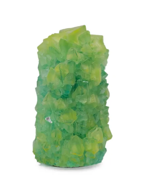 Mineral Series crystallised mineral vase Green M014