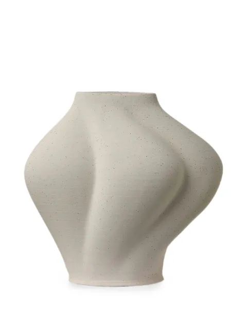 AYTM Saltare asymmetrical stoneware vase Neutrals 510670058012