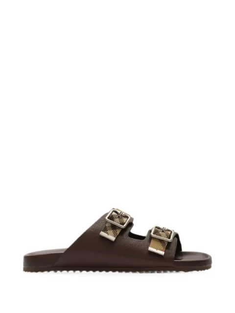 Burberry Urchin buckle-strap sandals Brown 8127383