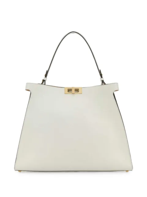 FENDI large Peekaboo shoulder bag White 8BN369AY5B