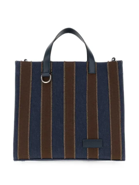FENDI Pequin tote bag Blue 7VA648B08U
