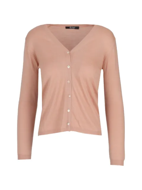 La-Rose V-neck knitted cardigan Pink MG20132520