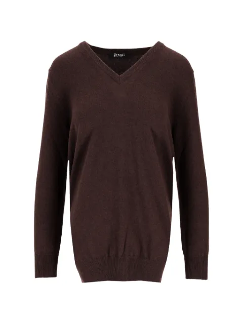 La-Rose V-neck cashmere sweater Brown GDC22804