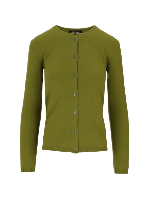 La-Rose round-neck cardigan Green A151219VDN