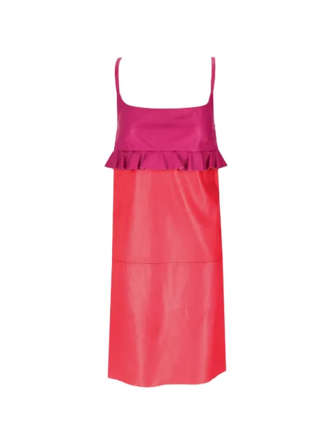 La-Rose ruffled mini dress Red 1365