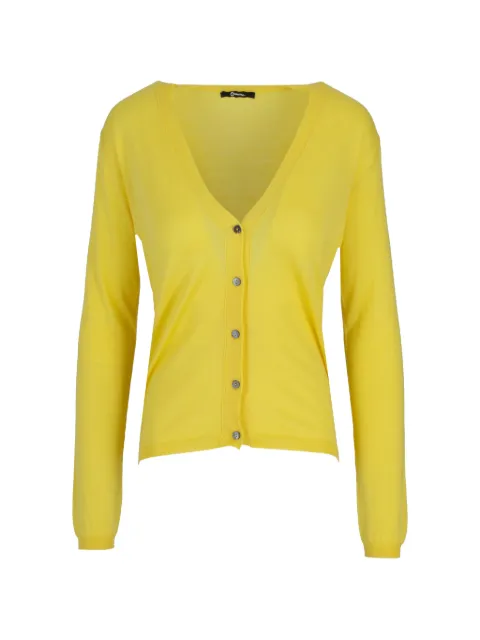 La-Rose cropped V-neck cardigan Yellow 122321316G