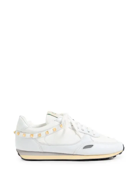 Valentino Garavani Stud Up sneakers in leather and nylon White YS0O23ZDL