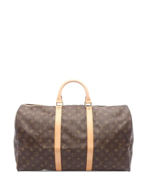 Louis Vuitton Pre-Owned 2000 Monogram Keepall 50 travel bag Brown T66AVKBICKWK9775