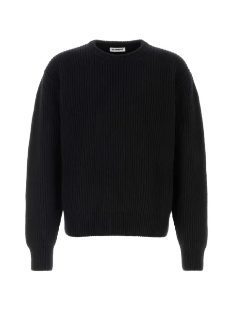 Jil Sander ribbed-knit wool sweater Black J22GP0305J14848