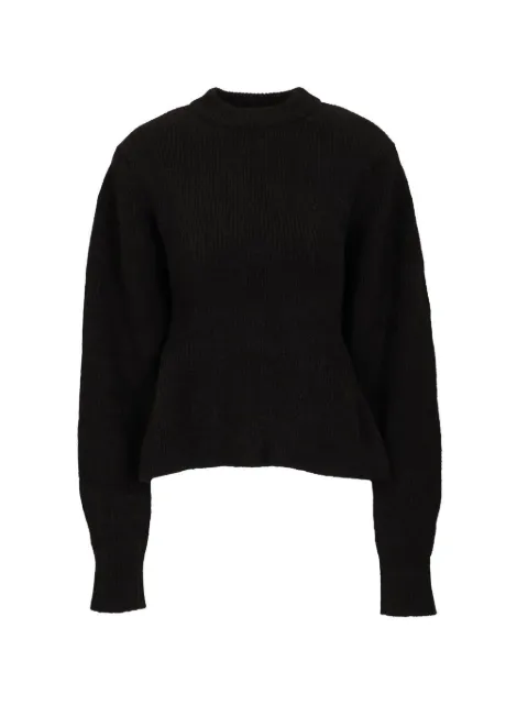 ROTATE BIRGER CHRISTENSEN peplum-hem sweater Black 116871100