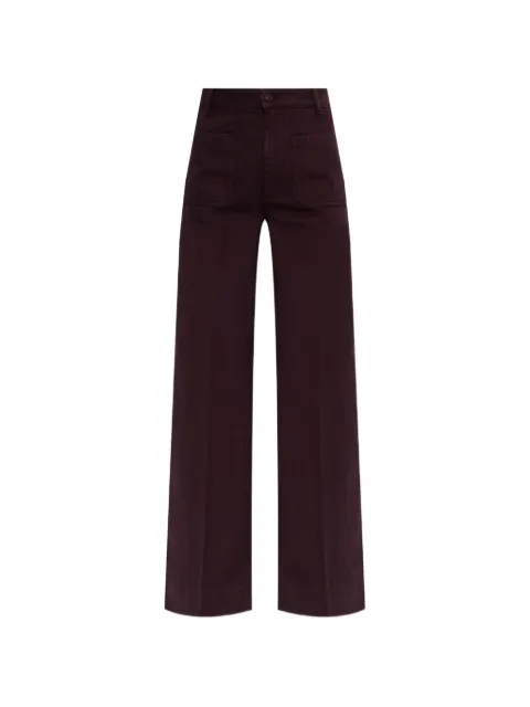 Victoria Beckham Alina wide-leg jeans Red 1326DJE007252PR0