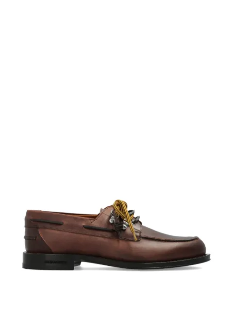 DSQUARED2 D2 Cottage lace-up boat shoes Brown LUM012612909080