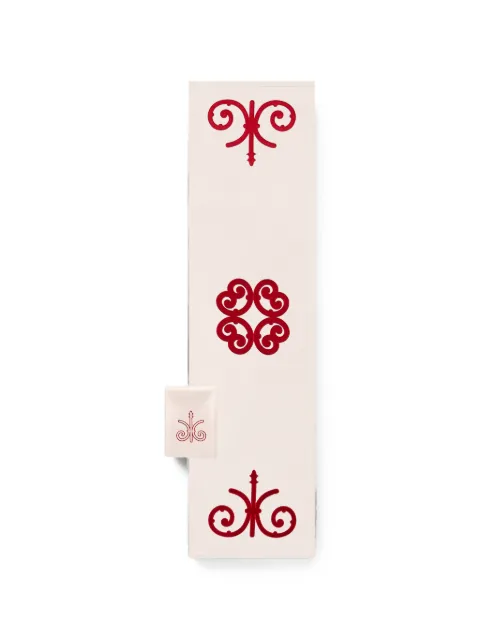 DYVOSHYV Royal Banquet embroidered table linen set (set of three) White 4820285151008