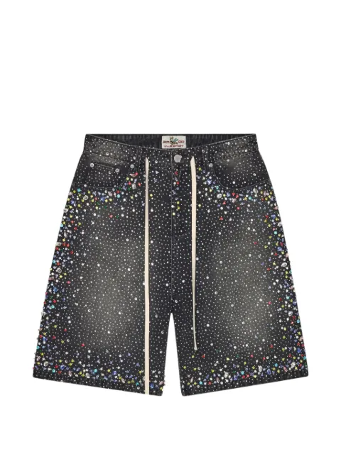 Vale Rainstorm V2 crystal-embellished shorts Black VAL236