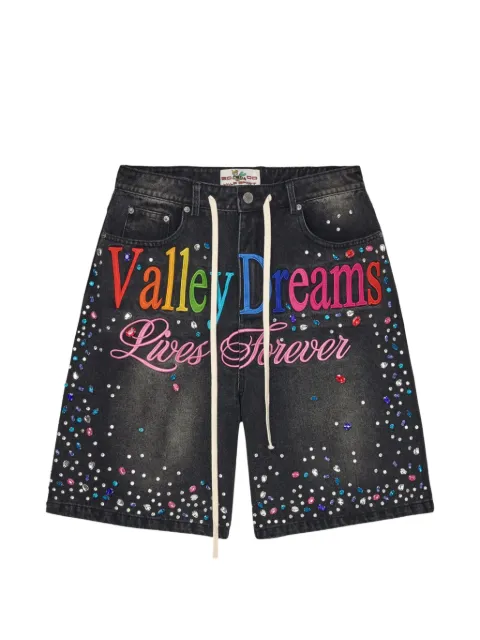 Vale Ice Cream denim shorts Black VAL235
