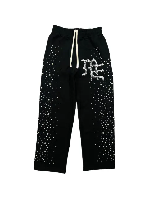 Mixed Emotion elasticated-waistband track pants Black MIXE030