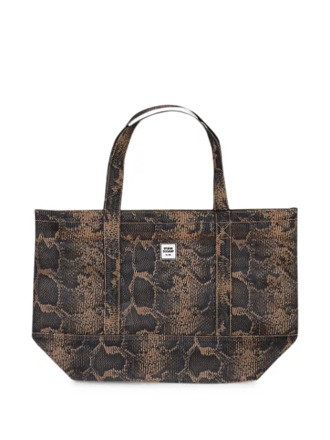 Opening Ceremony animal-print mesh tote bag Brown R20ZFA17028NATURAL
