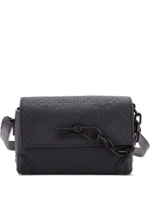 Louis Vuitton Pre-Owned Steamer Wearable Wallet Monogram Taurillon Leather crossbody bag Black QXF5V42YIILDZYOK