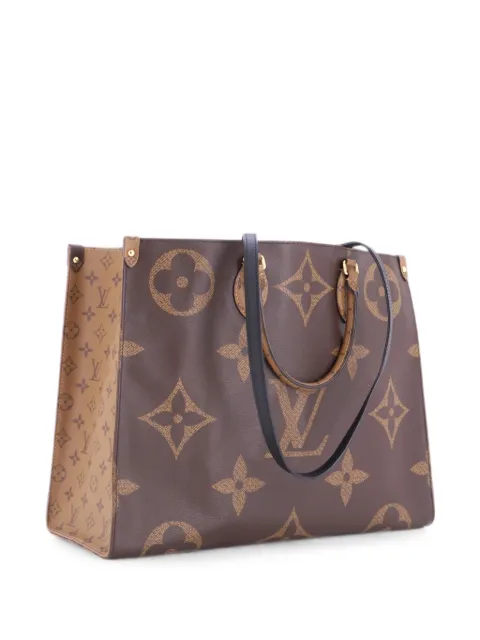 Louis Vuitton Pre-Owned OnTheGo Reverse Monogram Giant GM tote bag Brown DSODA1EWLG8JABKS