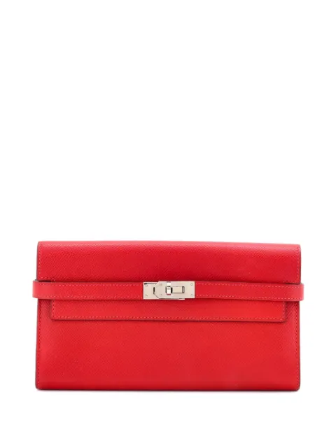Hermès Pre-Owned Kelly Wallet Epsom Long small wallets Red 9Z2336EQDPHM6OTC