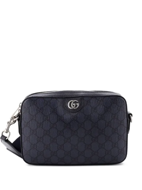 Gucci Pre-Owned Ophidia Zip Wristlet Shoulder Bag GG Coated Canvas Small crossbody bag Blue 46AHK2L29MSIJM6Z