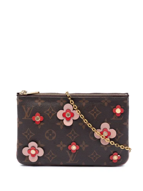 Louis Vuitton Pre-Owned 2019 Monogram Blooming Flowers Double Zip Pochette crossbody bag Brown MXLGV7BEW1SR5RS3