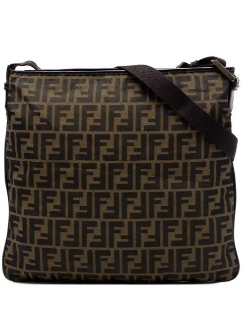 Fendi Pre-Owned 2000-2010 Zucca Canvas crossbody bag Brown JS7DHLMQ2BD2X418