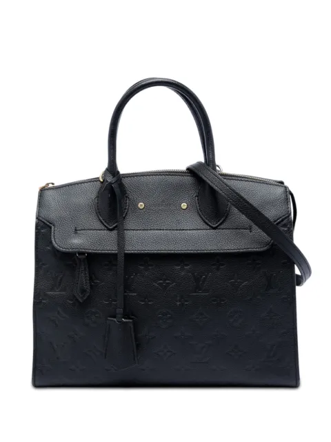 Louis Vuitton Pre-Owned 2015 Monogram Empreinte Pont Neuf MM satchel Black P6ICY0FFYDYATAA7