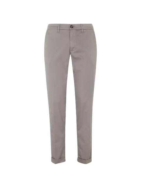 Re-Hash logo-patch turn-up trousers Grey P2472277098