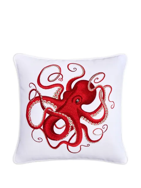 DYVOSHYV Octopus's Hospitality embroidered pillow White 4820285150377