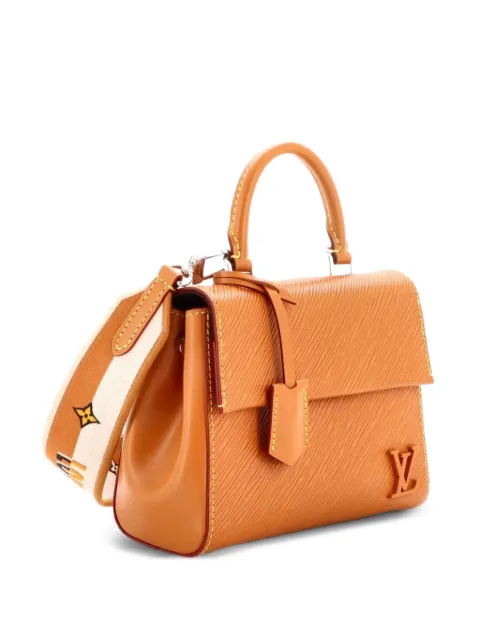 Louis Vuitton Pre-Owned Cluny Top Handle Bag Epi Leather Mini satchel Brown UP6T7J9CNH50EWPZ
